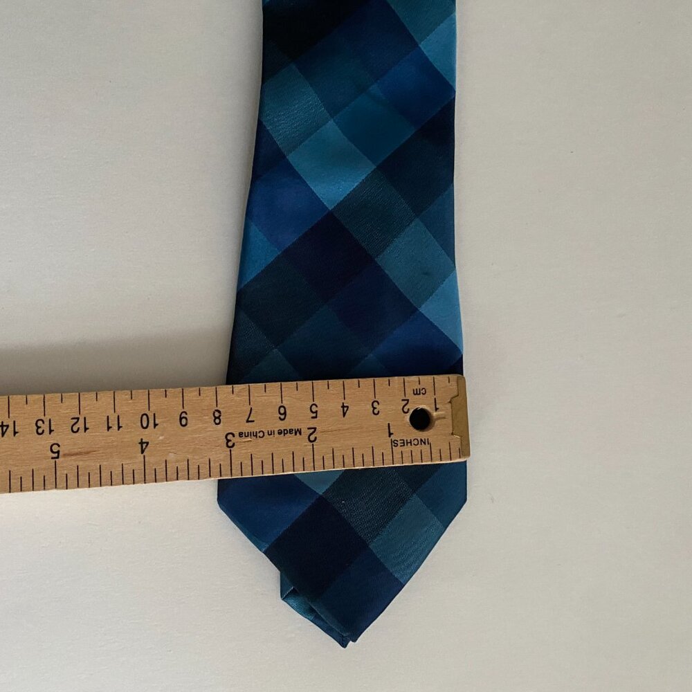 Calvin Klein Multicolor Pattern Classic Silk Tie - image 4